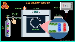 Gas Chromatography  GC Instrumentation  Gas Chromatography Animation  GC [upl. by Nirat]