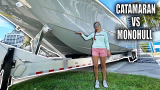 Difference Between Monohull and Catamaran Fishing Boat 2021 [upl. by Anirrok]