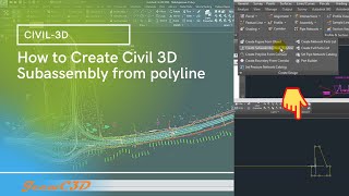 How to Create Civil 3D Subassembly from polyline [upl. by Ailahtan]