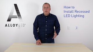 How to Install Recessed LED Lighting [upl. by Ah]