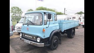 1982 BEDFORD TK570 DROPSIDE LORRY REVIEW [upl. by Nilloc]