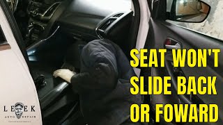 Seat Wont Slide Back or Foward [upl. by Leddy]