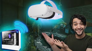 How to play Steam games on your Oculus Quest 2 using Airlink and Oculus link [upl. by Ecnaralc]