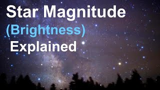 Star Magnitude Brightness Explained [upl. by Ztnaj]