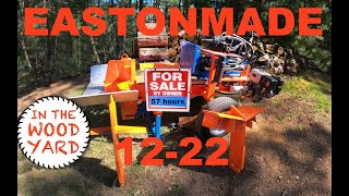 354  FOR SALE  Eastonmade 1222 Log Splitter with Honda Engine [upl. by Naillimxam]