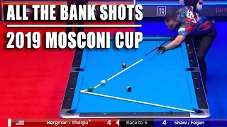 All the Bank Shots in the 2019 Mosconi Cup [upl. by Prud]