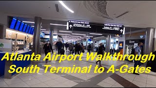 Atlanta Airport  Delta checkin and walkthrough flight from Atlanta to Denver [upl. by Myo]