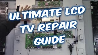 ULTIMATE LCD TV REPAIR SERVICE GUIDE for TROUBLESHOOTING BOARD VOLTAGES [upl. by Aruasor]