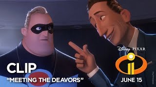 Incredibles 2 Clip  quotMeeting The Deavorsquot [upl. by Dennet]