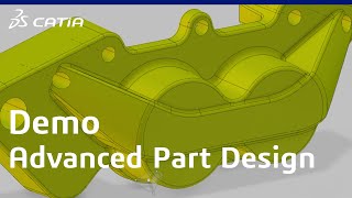 CATIA 3DEXPERIENCE  Advanced Part Design [upl. by Ciel]