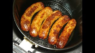 Air Fryer Sausages [upl. by Ovatsug]