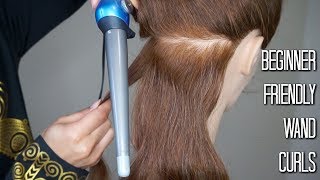 How to Use a Curling Wand for Beginners In depth [upl. by Minabe]