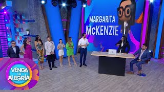 ¡Margarita McKenzie le dio su bienvenida al nuevo conductor de VLA  Venga La Alegría [upl. by Nnayrrehs]