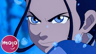 Top 10 Badass Katara Moments on Avatar The Last Airbender [upl. by Akinohs]