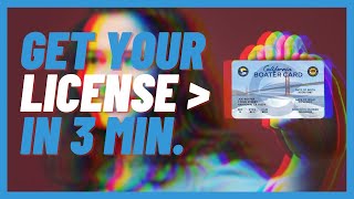 How To Get Your Boating License in the USA in 3 MINUTES [upl. by Annayt]