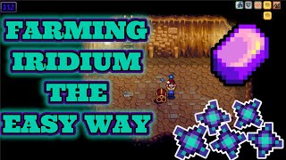 How To Farm Iridium Ore In Stardew Valley  Easy Method [upl. by Sesilu]