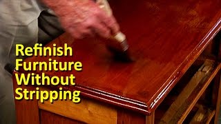 Refinish Furniture Without Stripping [upl. by Naget]