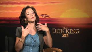 Moira Kelly On The Lion King 3D  Empire Magazine [upl. by Nevyar]