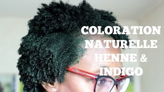 TUTO  COLORATION AU HENNE amp INDIGO [upl. by Goggin]