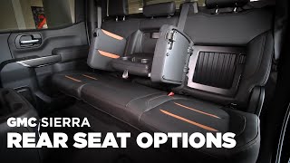 GMC Sierra  Rear Seats Options [upl. by Ecnaret]