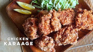 Super Crispy Chicken Karaage Recipe  Easy Japanese Style Fried Chicken Recipe [upl. by Jaret]