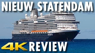 Nieuw Statendam Tour amp Review  Holland America Line  Cruise Ship Review 4K Ultra HD [upl. by Nealson]