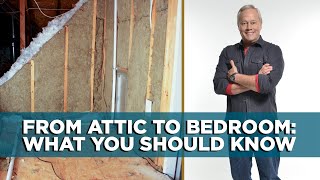 Convert An Attic to a Bedroom  Todays Homeowner with Danny Lipford [upl. by Agler837]