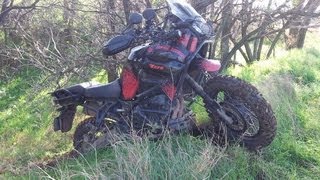 YAMAHA XTZ 1200 Super Tenere offroad action [upl. by Kane]