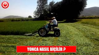 YONCA BİÇME MAKİNESİ  Yonca Nasıl Biçilir [upl. by Ewer700]