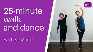 25 minute Walk and Dance Workout for Seniors Beginner Exercisers [upl. by Nicholson282]