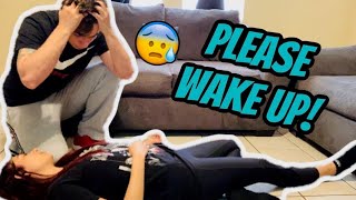 FAINTING PRANK ON BOYFRIEND CUTE REACTION [upl. by Terrel995]