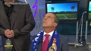 quotHALA MADRIDquot Cristóbal Soria se vuelve madridista por la hipnosis [upl. by Eve]