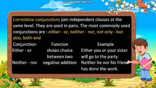 Class 6 Conjunctions [upl. by Netta779]