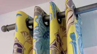 How to Make a Grommet Curtain [upl. by Tilden552]