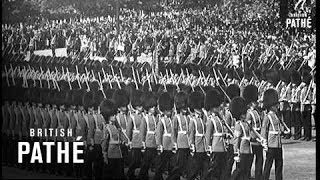 Trooping The Colour On Horse Guards Parade 1938 [upl. by Nilram693]