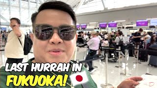 Fukuoka Vlog Last Hurrah in Japan  Going home to Manila 🇯🇵  Jm Banquicio [upl. by Fiden]