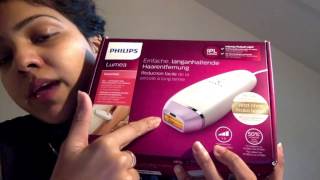 how to use philips lumea on face demonstration facial hair removal [upl. by Goulette]