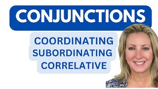 What is a Conjunction 3 Types of Conjunctions  Coordinate  Subordinate  Correlative free PDF [upl. by Reese]