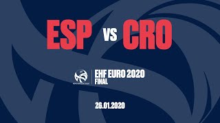 RELIVE  Spain vs Croatia  Final  Mens EHF EURO 2020 [upl. by Pages]