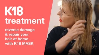 K18 Hair How to reverse damage at home with K18 Mask [upl. by Finzer]