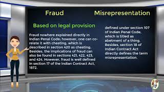 What is Difference Between Fraud amp Misrepresentation [upl. by Klayman]