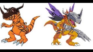 Digivolving Greymon to Metal Greymon [upl. by Cooperstein]