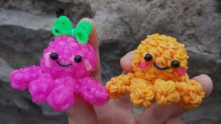 Loomigurumi Mini Octopus Rainbowloom [upl. by Caves832]