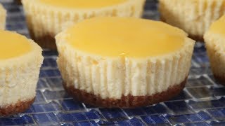 Lemon Cheesecakes Recipe Demonstration  Joyofbakingcom [upl. by Neom]