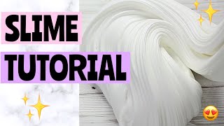 HOW TO MAKE SLIME Simple amp Easy Slime Recipe  2 Minute Easy Slime Tutorial Glue and Borax Slime [upl. by Larisa]