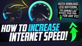 🔧 How to SPEED UP your Internet Boost Download Speeds Lower Ping Fix Lag on Wired and WiFi EASY [upl. by Leitnahs436]