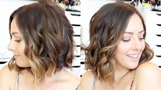 How To Curl Hair With A Straightener amp Curling Wand [upl. by Akimat]