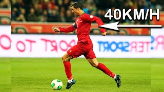 Cristiano Ronaldo Fastest Runs in the Field 40Kmhr [upl. by Leziar607]