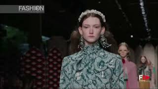 GUCCI Spring Summer 2016 by Alessandro Michele Milan  Fashion Channel [upl. by Minica]