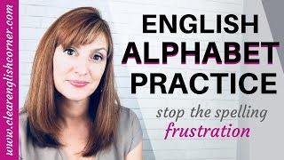 How to Say English Letters American English Alphabet Pronunciation [upl. by Schlosser]